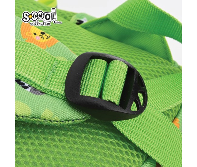 Ghiozdan gradinita SAFARI, 30x25x14 cm - S-COOL Ghiozdan gradinita SAFARI, 30x25x14 cm - S-COOL