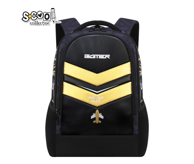 Ghiozdan ergonomic GAMER-NEVER STOP, 40x29x14 cm - S-COOL Ghiozdan ergonomic GAMER-NEVER STOP, 40x29x14 cm - S-COOL