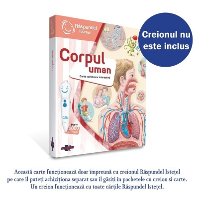 Raspundel Istetel, Carte - Corpul Uman, ALBI - BLACKFIRE