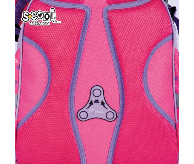 Ghiozdan anatomic KITTY LOVE, 39x33x18 cm - S-COOL Ghiozdan anatomic KITTY LOVE, 39x33x18 cm - S-COOL