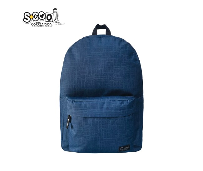 Ghiozdan CLASSIC, DENIM, 43x30x16 cm - S-COOL Ghiozdan CLASSIC, DENIM, 43x30x16 cm - S-COOL