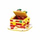 Set de constructie, 250 piese, Garfield si lasagne - Sluban Set de constructie, 250 piese, Garfield si lasagne - Sluban