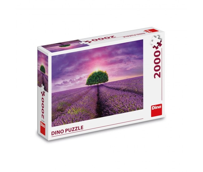 Puzzle Camp cu lavanda, 2000 piese - DINO TOYS Puzzle Camp cu lavanda, 2000 piese - DINO TOYS