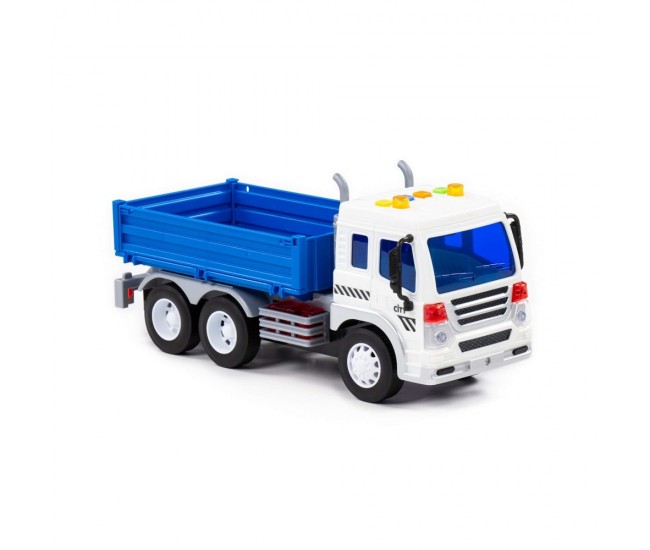 Camion cu lumina si sunete, 32x11,5x18,5 cm, Polesie Camion cu lumina si sunete, 32x11,5x18,5 cm, Polesie