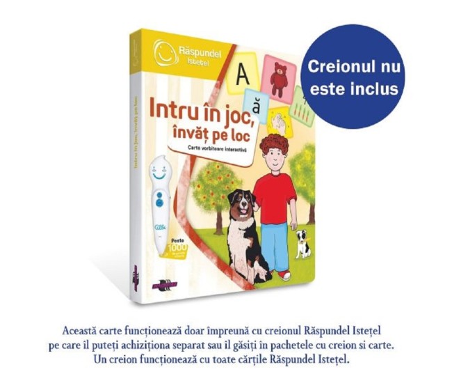 Raspundel Istetel, Carte - Intru in joc, invat pe loc, in acelasi loc, ALBI - BLACKFIRE Raspundel Istetel, Carte - Intru in joc, invat pe loc, in acelasi loc, ALBI - BLACKFIRE