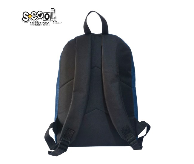 Ghiozdan CLASSIC, DENIM, 43x30x16 cm - S-COOL Ghiozdan CLASSIC, DENIM, 43x30x16 cm - S-COOL