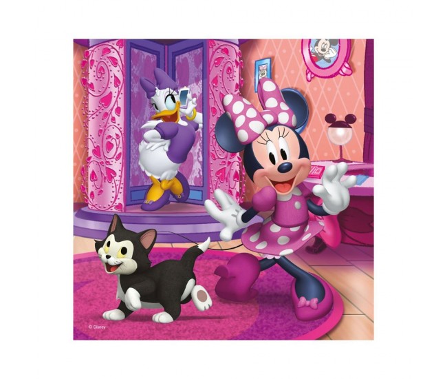 Puzzle Minnie, 3x55 piese - DINO TOYS Puzzle Minnie, 3x55 piese - DINO TOYS