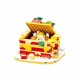Set de constructie, 250 piese, Garfield si lasagne - Sluban Set de constructie, 250 piese, Garfield si lasagne - Sluban