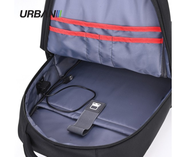 Ghiozdan compartiment laptop, URBAN BLACK, 44x31x13 cm - OFFISHOP Ghiozdan compartiment laptop, URBAN BLACK, 44x31x13 cm - OFFISHOP