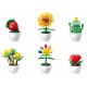 Set de constructie Flowers, 6 modele/display, Plante in ghiveci - Sluban Set de constructie Flowers, 6 modele/display, Plante in ghiveci - Sluban