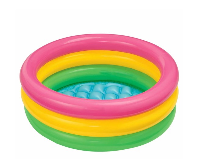 Piscina gonflabila, 168 cm, curcubeu Piscina gonflabila, 168 cm, curcubeu