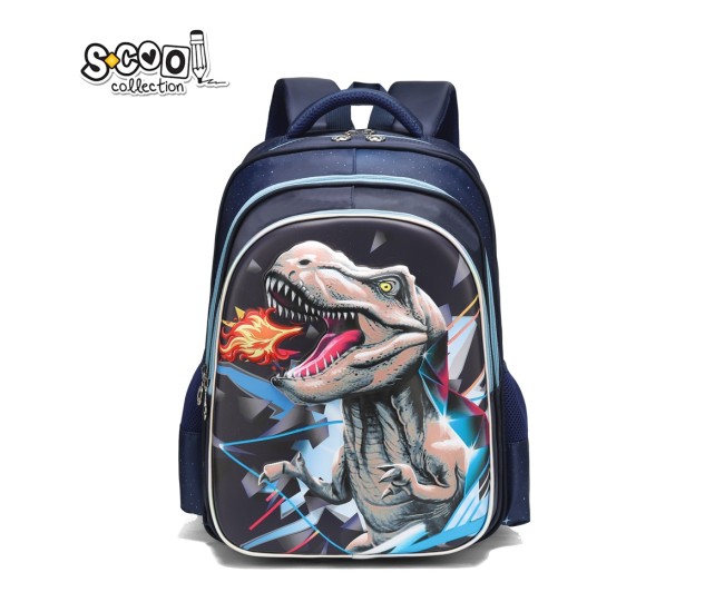 Ghiozdan 3D T-REx, 41x31x24 cm - S-COOL Ghiozdan 3D T-REx, 41x31x24 cm - S-COOL