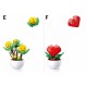 Set de constructie Flowers, 6 modele/display, Plante in ghiveci - Sluban Set de constructie Flowers, 6 modele/display, Plante in ghiveci - Sluban