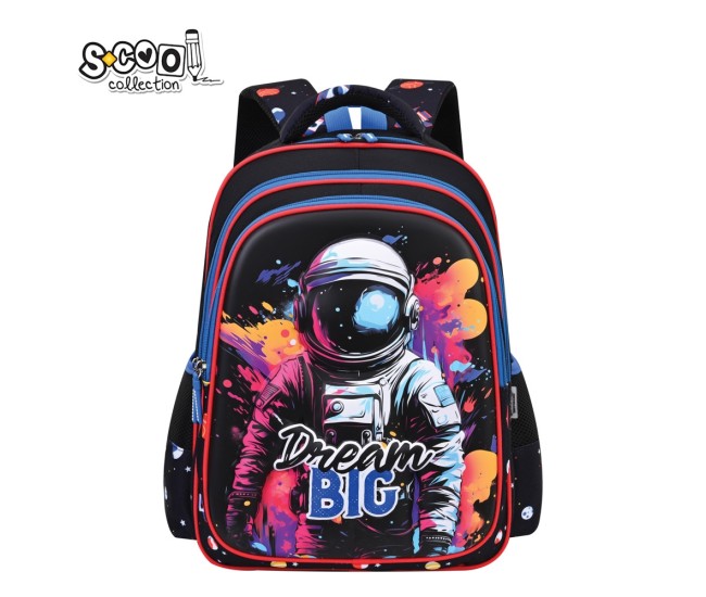 Ghiozdan 3D ergonomic DREAM BIG, 43x30x22 cm - S-COOL Ghiozdan 3D ergonomic DREAM BIG, 43x30x22 cm - S-COOL