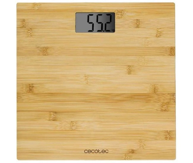 Cantar corporal Cecotec Surface Precision 9300, Lemn de Bambus, Eco-friendly