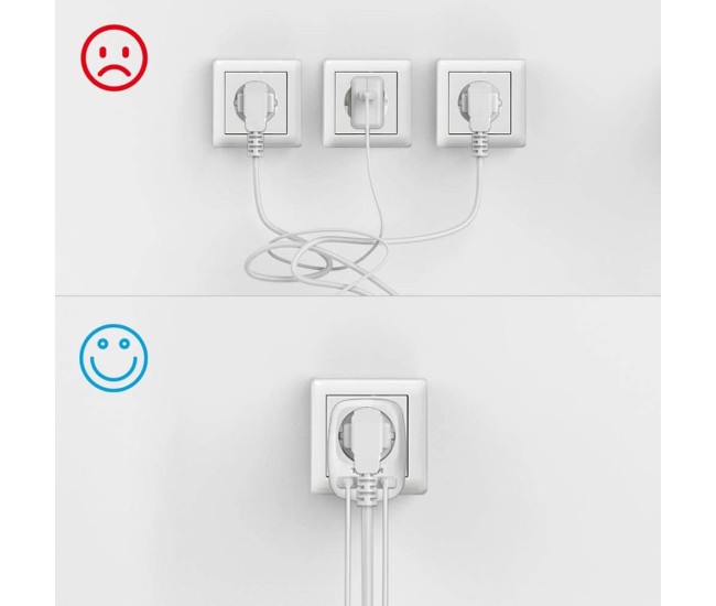 Adaptor Tessan TS-611-DE, 2xUSB - 2,4A, 13A Adaptor Tessan TS-611-DE, 2xUSB - 2,4A, 13A