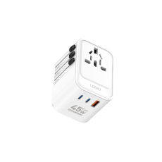 Adaptor priza international GaN LDNIO Z8, 1XUSB, 2XUSB-C, Incarcare rapida, 45W