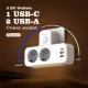 Adaptor priza LDNIO SE2337, 2 prize, 2 X USB-A, 1X USB-C, incarcare rapida QC 3.0, 10A Adaptor priza LDNIO SE2337, 2 prize, 2 X USB-A, 1X USB-C, incarcare rapida QC 3.0, 10A