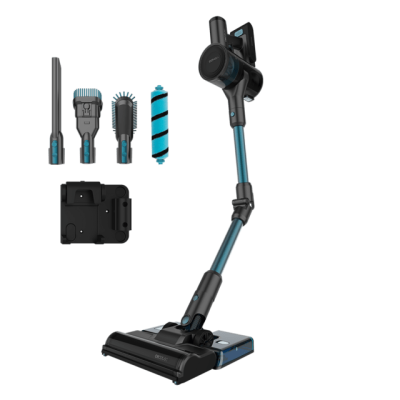 Aspirator vertical 3 in 1 Conga Rockstar Nonstop Wet, Putere 215W, 22.2V Li-Ion, 12kPa, Autonomie 40min, Rezervor 500ml