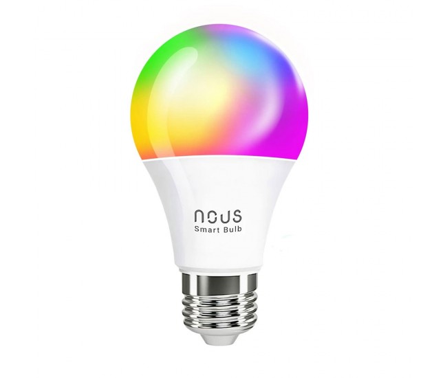 Set 2 becuri LED NOUS P3 RGB Smart, E27, Control din aplicatie Set 2 becuri LED NOUS P3 RGB Smart, E27, Control din aplicatie