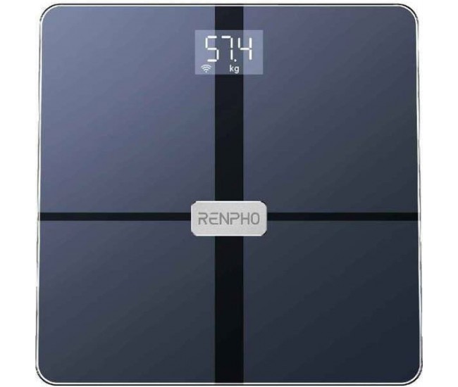Cantar de baie Smart Renpho WBE28, Wifi, Bluetooth, Maxim 180Kg, 13 masuratori, BMI, Compatibil cu Samsung Health, Apple Health, Google Fit and Fitbit sync. Cantar de baie Smart Renpho WBE28, Wifi, Bluetooth, Maxim 180Kg, 13 masuratori, BMI, Compatibil cu Samsung Health, Apple Health, Google Fit and Fitbit sync.