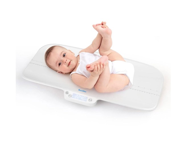 Cantar pentru bebelusi Rovotec SBS-30871, 40 kg, 60 cm, Afisaj LED