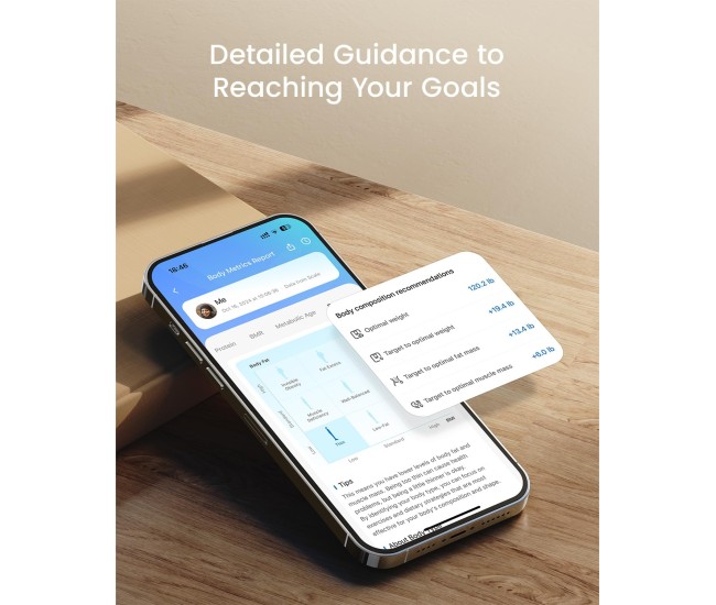 Cantar SMART Digital RENPHO R-A031 Body Composition, Wifi, Bluetooth, Greutate, BMI, Grasime Corporala, Muschi, Oase, Apple Health, Fitbit, Samsung Health Cantar SMART Digital RENPHO R-A031 Body Composition, Wifi, Bluetooth, Greutate, BMI, Grasime Corporala, Muschi, Oase, Apple Health, Fitbit, Samsung Health