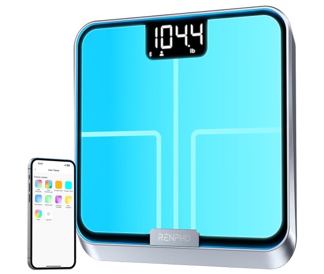 Cantar smart RENPHO R-A017 , Bluetooth, 13 masuratori corporale, LED display si lumini ambientale, cantar inteligent pentru corp 180 kg Cantar smart RENPHO R-A017 , Bluetooth, 13 masuratori corporale, LED display si lumini ambientale, cantar inteligent pentru corp 180 kg