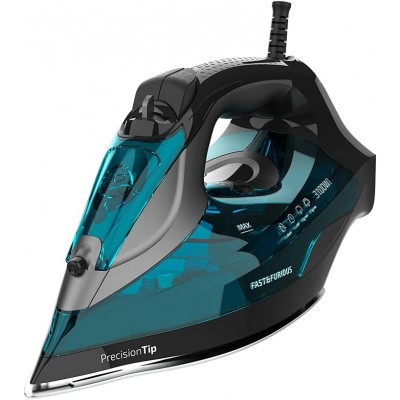 Fier de calcat Cecotec FastFurious 5055 Pro, 3100 W, talpa ceramica, abur continuu 65 g m, rafala de abur 255 g min