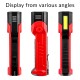 Lanterna Multifunctionala LED Superfire GM06, USB-C, 1500mAh, 355lm, 216m, power bank, lumina rosie, prindere magnetica, IP44 - Rosu Lanterna Multifunctionala LED Superfire GM06, USB-C, 1500mAh, 355lm, 216m, power bank, lumina rosie, prindere magnetica, IP44 - Rosu