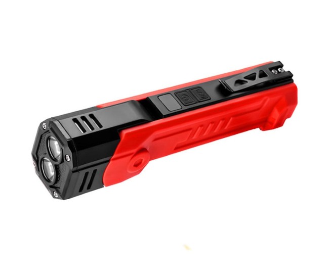 Lanterna Multifunctionala LED Superfire GM06, USB-C, 1500mAh, 355lm, 216m, power bank, lumina rosie, prindere magnetica, IP44 - Rosu Lanterna Multifunctionala LED Superfire GM06, USB-C, 1500mAh, 355lm, 216m, power bank, lumina rosie, prindere magnetica, IP44 - Rosu