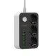 Prelungitor LDNIO SE3631, 3 prize, 6 X USB-A, 17W, 2m Prelungitor LDNIO SE3631, 3 prize, 6 X USB-A, 17W, 2m