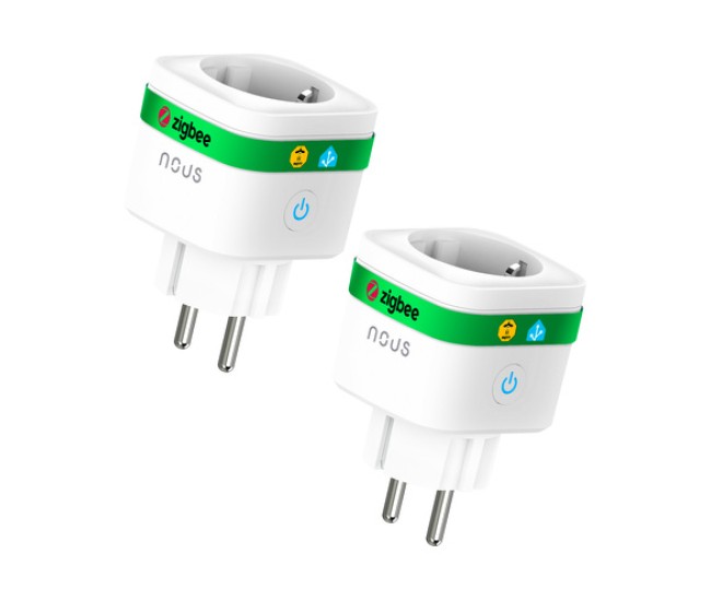 Set 2 prize inteligenta wifi Nous A7Z,16A - ZigBee 3.0, Monitorizare Consum, Compatibila Alexa Google Set 2 prize inteligenta wifi Nous A7Z,16A - ZigBee 3.0, Monitorizare Consum, Compatibila Alexa Google
