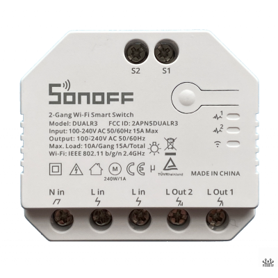 Releu Smart wireless Sonoff Dual R3