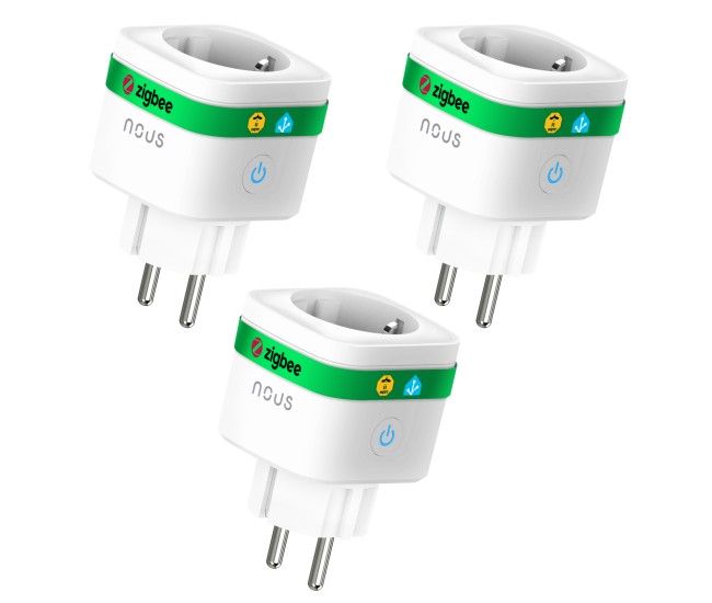 Set 3 prize inteligenta wifi Nous A7Z,16A - ZigBee 3.0, Monitorizare Consum, Compatibila Alexa Google Set 3 prize inteligenta wifi Nous A7Z,16A - ZigBee 3.0, Monitorizare Consum, Compatibila Alexa Google