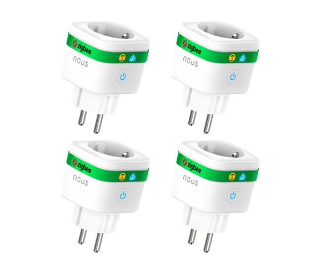 Set 4 prize inteligenta wifi Nous A7Z,16A - ZigBee 3.0, Monitorizare Consum, Compatibila Alexa Google Set 4 prize inteligenta wifi Nous A7Z,16A - ZigBee 3.0, Monitorizare Consum, Compatibila Alexa Google