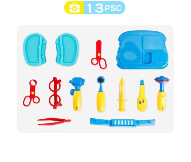 Set de joaca doctor Rovo 918, trusa de doctor, 13 piese