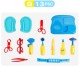 Set de joaca doctor Rovo 918, trusa de doctor, 13 piese
