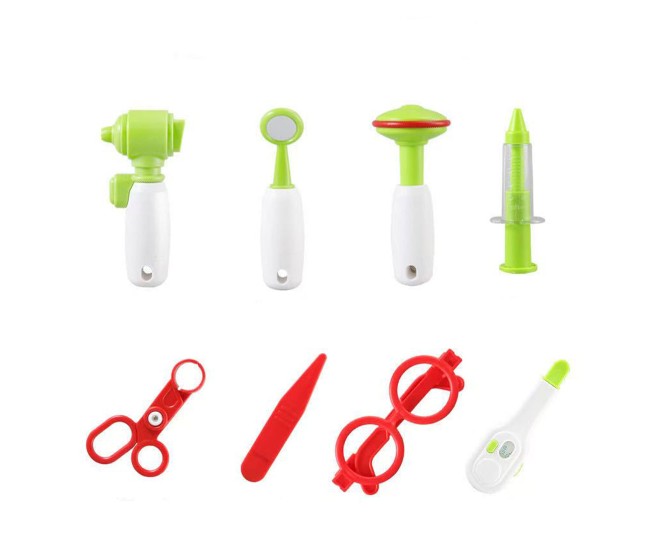 Set de joaca doctor Rovo 935A, trusa de doctor, 12 piese