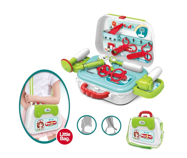 Set de joaca doctor Rovo 935A, trusa de doctor, 12 piese