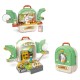 Set ghiozdan jucarie 3 in 1 Rovo 999-2, Iepuras, Fermier, Accesorii incluse