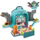 Set ghiozdan jucarie 3 in 1 Rovo 998-1, Spital Catel, Veterinar, 59 piese