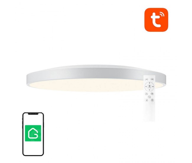 Plafoniera cu LED Gosund LB11, RGB+CW, 32cm, 24W,1920lm,  Telecomanda, control aplicatie