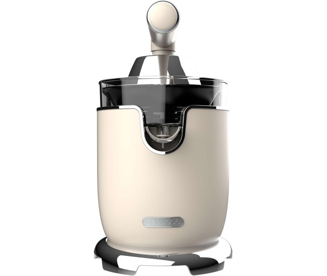 Storcator de citrice Cecotec RetroJuice 1000, 1000W, Inox, 2 conuri, anti picurare