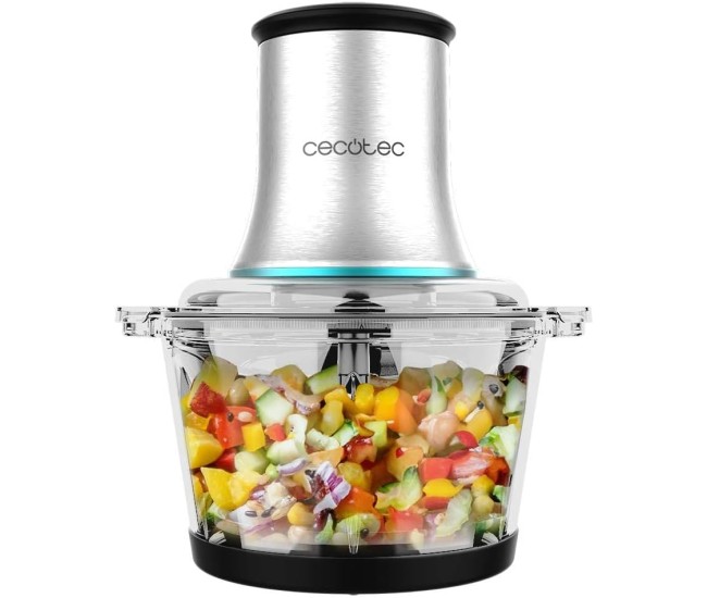 Tocator Cecotec ChopBeat 2000, 500W, 4 lame inox, Vas 500g, 2 viteze Tocator Cecotec ChopBeat 2000, 500W, 4 lame inox, Vas 500g, 2 viteze