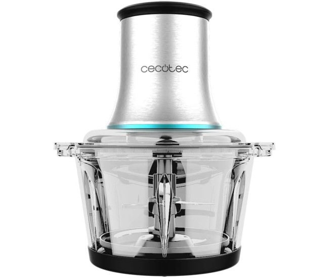 Tocator Cecotec ChopBeat 2000, 500W, 4 lame inox, Vas 500g, 2 viteze Tocator Cecotec ChopBeat 2000, 500W, 4 lame inox, Vas 500g, 2 viteze