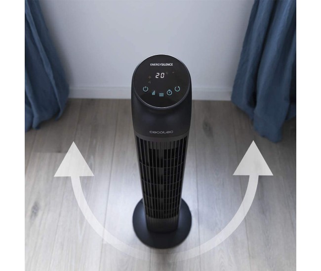 Ventilator turn Cecotec EnergySilence 8050 SkyLine Smart, 45W, Silentios, 3 viteze, Telecomanda, Temporizator, Afisaj LED Ventilator turn Cecotec EnergySilence 8050 SkyLine Smart, 45W, Silentios, 3 viteze, Telecomanda, Temporizator, Afisaj LED
