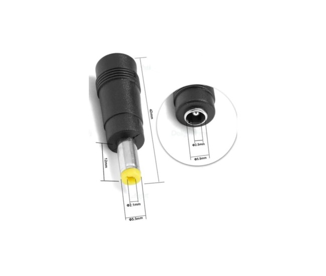 Mufa adaptoare 2.5/5.5mm mama - 2.1/5.5mm tata (537) Mufa adaptoare 2.5/5.5mm mama - 2.1/5.5mm tata (537)
