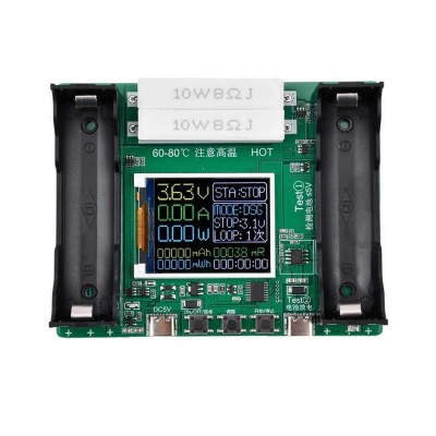 Tester 18650 cu display conector USB TYPE C