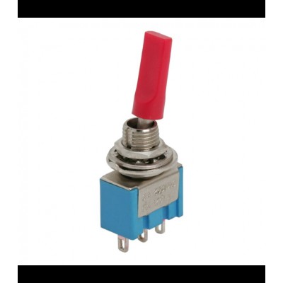 Comutator cu brat 1 circuit 3A 250V ON-ON cu retinere